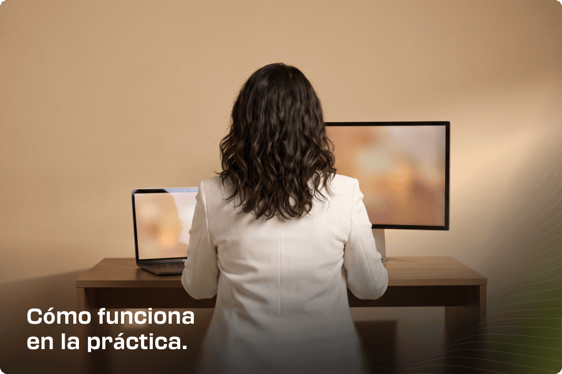 Cómo funciona en la práctica