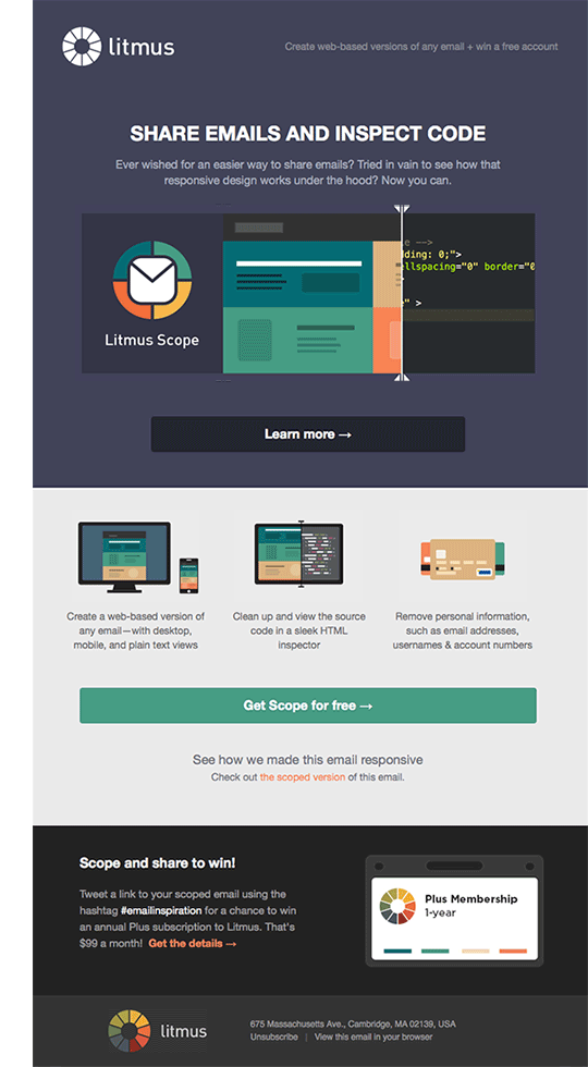 Ejemplos de Email Marketing Litmus.gif