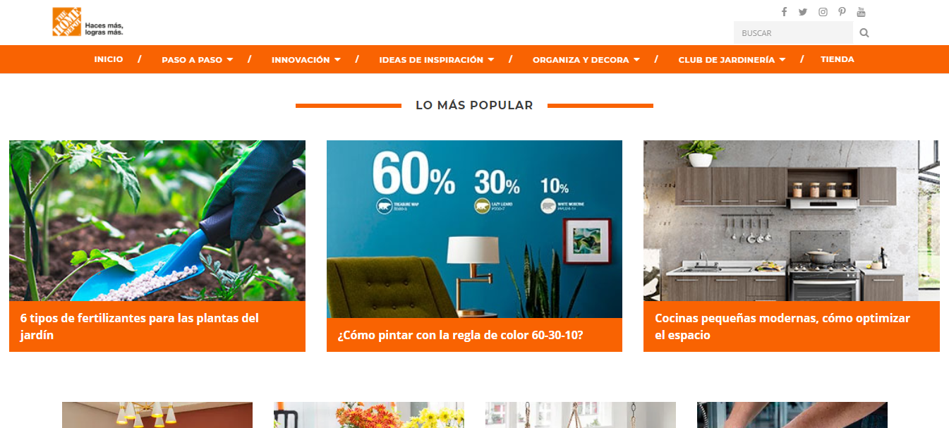 Home Depot blog