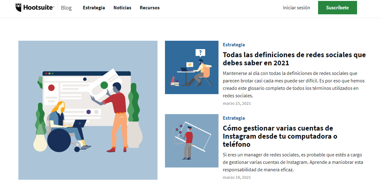 Hootsuite blog
