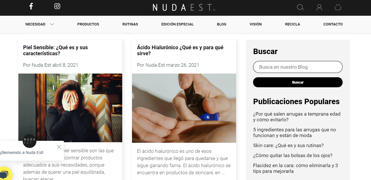 Nuda Est blog