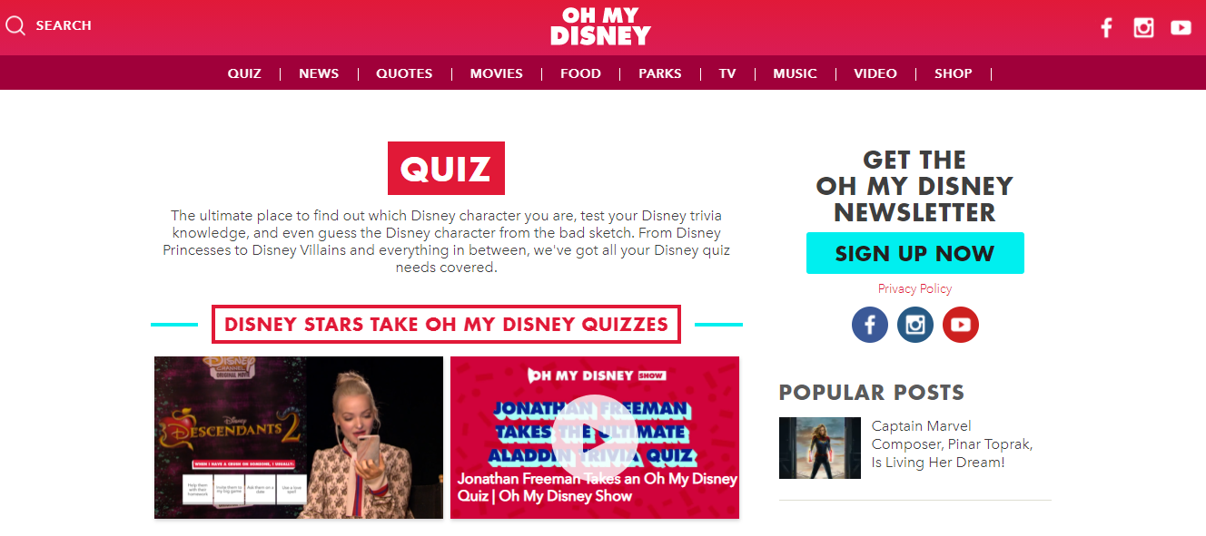 Oh my Disney