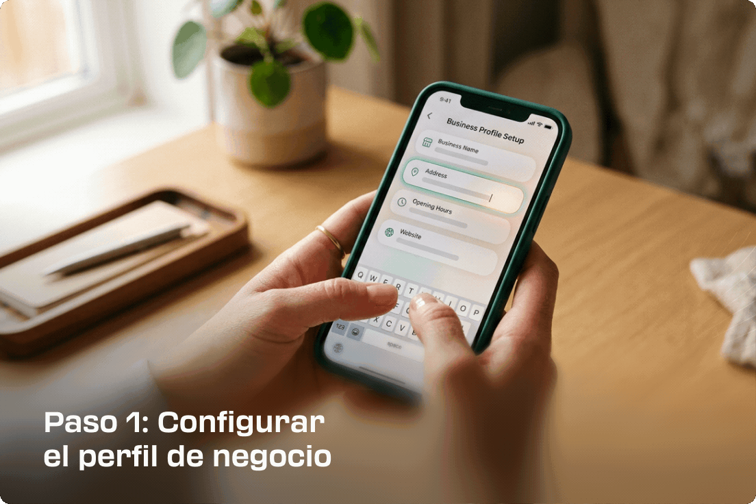 Paso 1_ Configurar el perfil de negocio