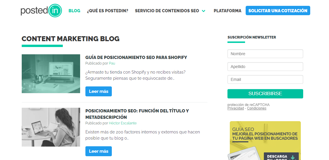 Postedin blog
